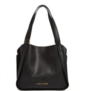 Marc Jacobs The Director Tote - Black Pebbled Leather - Shoulder Bag